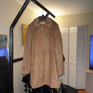 MICHAEL Michael Kors Tan Trench Coat